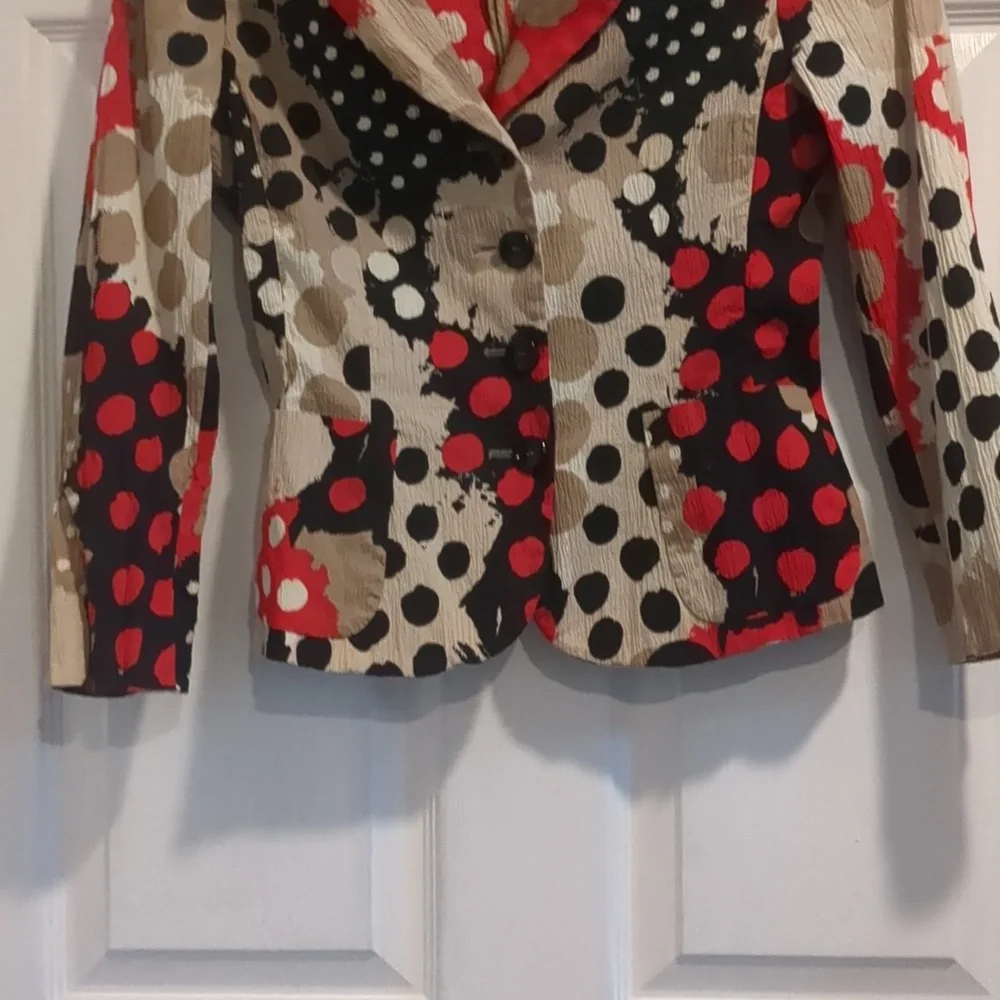 Moschino Jacket Top-Statement Blazer Jacket - - Picture 3 of 16
